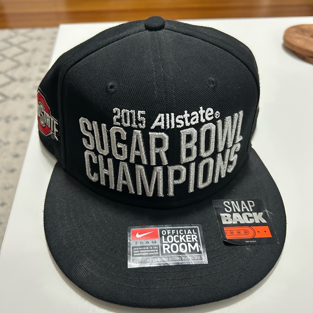 Nike OSU 2015 Black Sugar Bowl Champions Hat